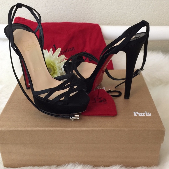 CHRISTIAN LOUBOUTIN PLATFORM Heels PASSIFLORE 140 - Picture 1 of 8